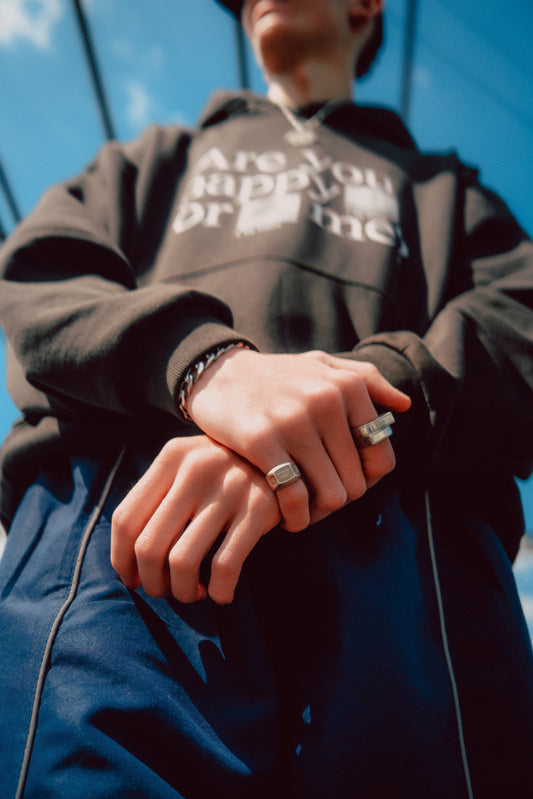 THE CULTURE DOUBLE SILVER RING